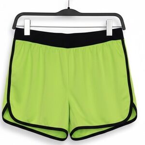 Sport Active Wear Pull On Neon Running Shorts